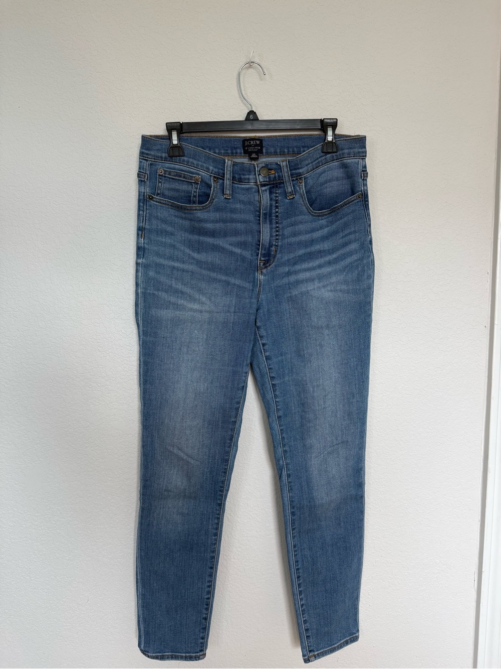 J.Crew 10” High-Rise Skinny Jeans Women’s Size 29 Medium Wash Stretch Denim